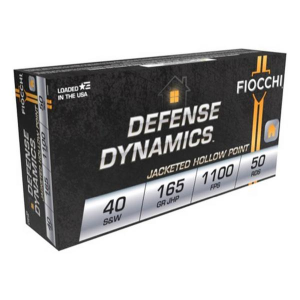 Fiocchi Defense Dynamics JHP Handgun Ammunition