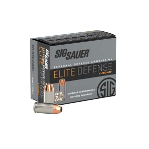 SIG SAUER Elite Performance V-Crown Handgun Ammunition