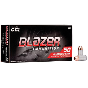 Blazer Ammunition Blazer FMJ Aluminum Case Handgun Ammunition