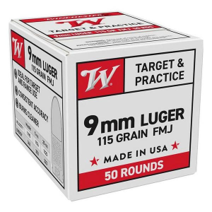 Winchester USA Target & Training FMJ Handgun Ammunition