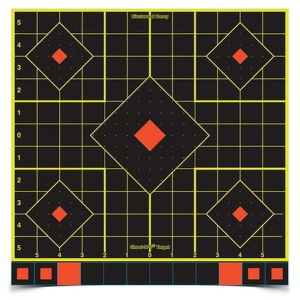 Birchwood Casey Shoot-N-C Sight-In Targets 12" 5 Targets 60 Pasters