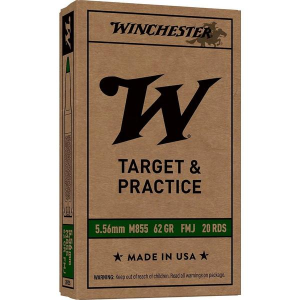 Winchester USA M855 Green Tip Steel Core Ammunition Rifle Ammunition