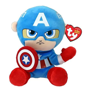 Scheels Ty Beanie Babies Marvel Super Heroes Captain America