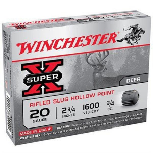 Winchester Super X Rifled Hollow Point Slug Shotshells