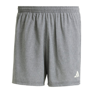 Men's adidas Own The Run Shorts Large Grey Heather White