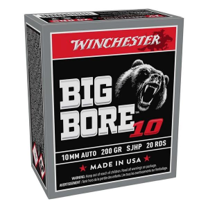 Winchester BIG BORE SJHP Handgun Ammunition