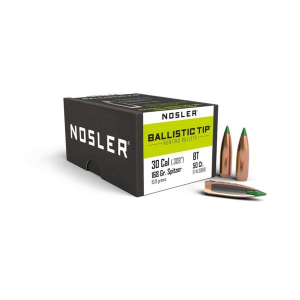 Nosler Ballistic Tip 30 Caliber Hunting Rifle Bullet