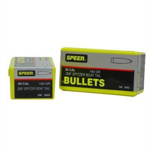 Speer Boat Tail 30 Caliber SP Rifle Bullets