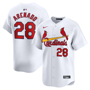 Scheels St. Louis Cardinals Nolan Arenado #28 Nike Limited Jersey 2XLarge White