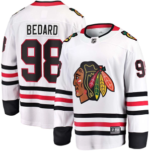 Scheels Chicago Blackhawks Connor Bedard #98 Fanatics Breakaway Jersey Large White