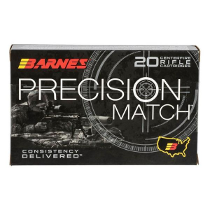 Barnes Precision Match Rifle Ammunition