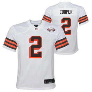 Scheels Cleveland Browns Amari Cooper #2 Nike Color Rush Kids' Jersey Large White