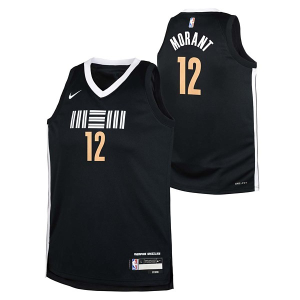 Scheels Kids' Memphis Grizzlies Ja Morant #12 Nike 2023 City Edition Jersey Large Black