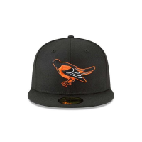 Baltimore Orioles New Era On Field 59Fifty Fitted Hat 7 7/8 Black