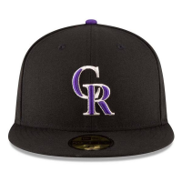 Colorado Rockies New Era On Field Fitted Hat 8 Black