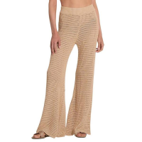 Women's Aura Mia Coral Pant Swim Cover Up Small Natural