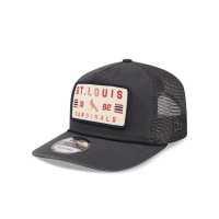 St. Louis Cardinals New Era Washed Graphite 19TWENTY Trucker Snapback Hat One Size Grey