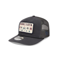 Minnesota Twins New Era Washed Graphite 19TWENTY Trucker Snapback Hat One Size Grey