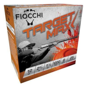 Fiocchi Scheels Exclusive Heavy Target Max Case 12 Gauge Shotshells 250 Round Box