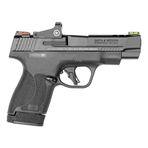 Smith & Wesson M&P Performance Center Shield Plus Ported Barrel With Crimson Trace Red Dot 9mm Pistol