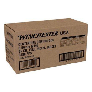 Winchester USA 5.56x45mm NATO Rifle Ammunition 1000 Round Box