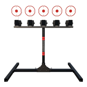 Birchwood Casey 5 Spring Loaded Self-Resetting Targets with Plate Rack