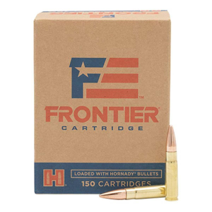 Hornady Frontier Cartridge FMJ 300 AAC Blackout Rifle Ammunition 150 Round Box