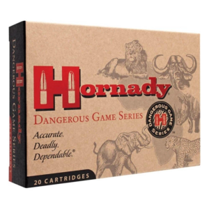 Hornady Dangerous Game Series DGS 458 Lott Rifle Ammunition 20 Round Box