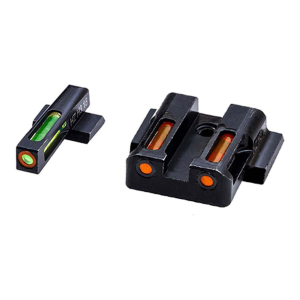 HIVIZ Tritium/Fiber Optic Sight for Smith & Wesson Shield 9, 40, 45 Cal. Handguns