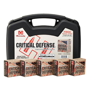 Hornady Critical Defense FTX 115g 125ct 9mm Handgun Ammunition 125 ct.