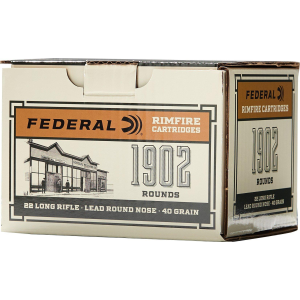 Federal SCHEELS Exclusive 1902 22 Long Rifle Rimfire Ammunition 1902 Round Box