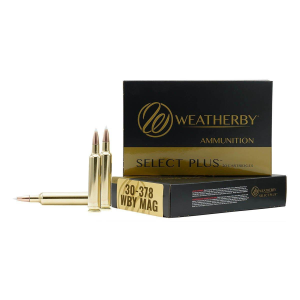 Weatherby Select Plus Hornady ELD-X 30-378 Weatherby Magnum Rifle Ammunition 20 Round Box