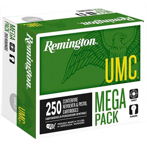 Remington UMC Mega Pack 9mm Handgun Ammunition 250 Round Box