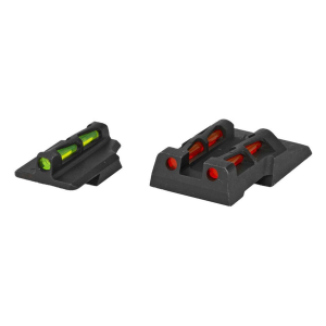 HIVIZ Interchangeable Fiber Optic Front and Rear Sight Set for Ruger Security 9.