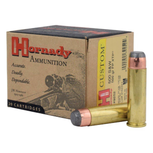 Hornady Custom XTP 500 S&W Handgun Ammunition 20 Round Box