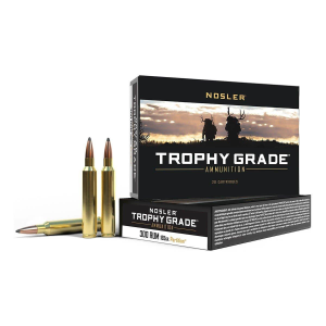 Nosler Partition Trophy Grade 300 Remington Ultra Magnum Rifle Ammunition 20 Round Box