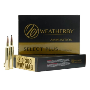 Weatherby Select Plus Berger Elite Hunter 6.5-300 Weatherby Magnum Rifle Ammunition 20 Round Box