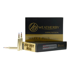 Weatherby Select Plus Barnes TTSX 240 Weatherby Magnum Rifle Ammunition 20 Round Box