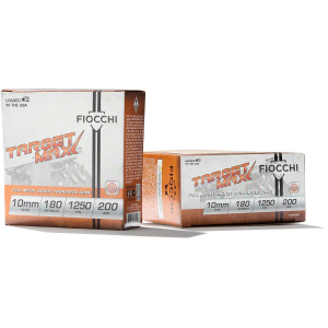 Fiocchi Target Max SCHEELS Exclusive 10mm Auto Handgun Ammunition 200 Round Box