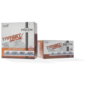 Fiocchi Target Max SCHEELS Exclusive 45 ACP Handgun Ammunition 200 Round Box