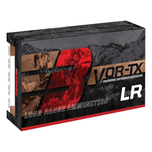 Barnes VOR-TX LR LRX 338 Remington Ultra Magnum Rifle Ammunition 20 Round Box