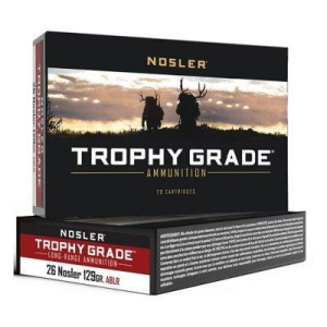 Nosler Accubond Long Range Trophy Grade 26 Nosler Rifle Ammunition 20 Round Box