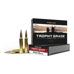 Nosler Accubond Long Range Trophy Grade 30 Nosler Rifle Ammunition 20 Round Box