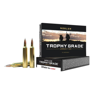 Nosler Accubond Trophy Grade 26 Nosler Rifle Ammunition 20 Round Box