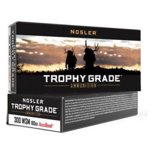 Nosler Accubond Trophy Grade 300 Winchester Short Magnum Rifle Ammunition 20 Round Box