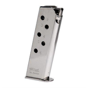 Walther PPK 380 6-rd Nickel Magazine