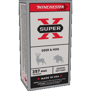 Winchester Super-X 357 Magnum Handgun Ammunition 50 Round Box