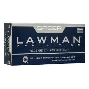 Speer Lawman Training TMJ 357 SIG Handgun Ammunition 50 Round Box