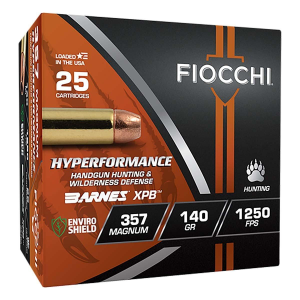 Fiocchi Hyperformance Barnes XPB 357 Magnum Rifle Ammunition 25 Round Box
