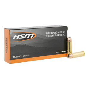 HSM Ammunition Classic JHP 500 S&W Handgun Ammunition 20 Round Box
